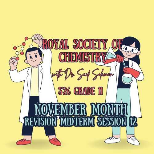 May month G11 sessions (13-14-15-16)